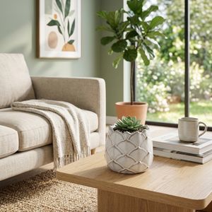 DOUGALSHAW WHITE PLANTER 5 (IN) 2