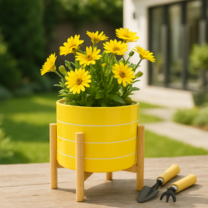 GRANLEYLEY YELLOW PLANTER 9 (IN) 2