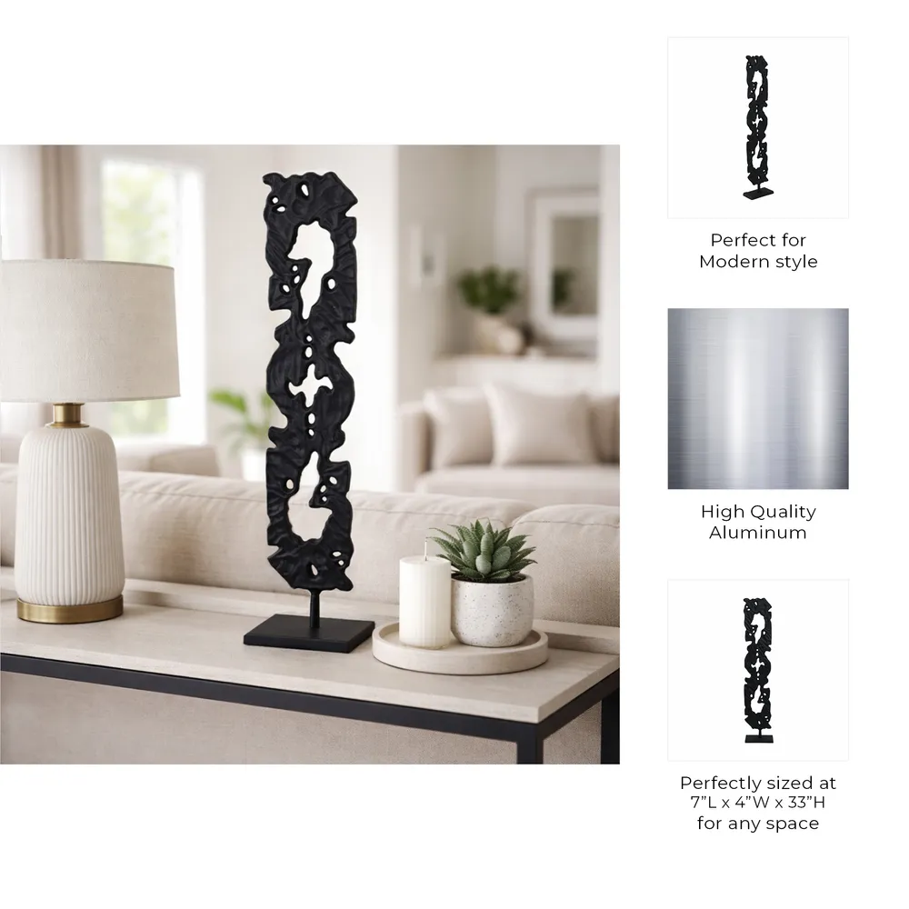 CARLTONHAM BLACK DECOR 33 (IN)