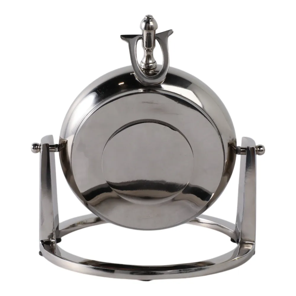 GROVERTON SILVER CLOCK 10 (IN)