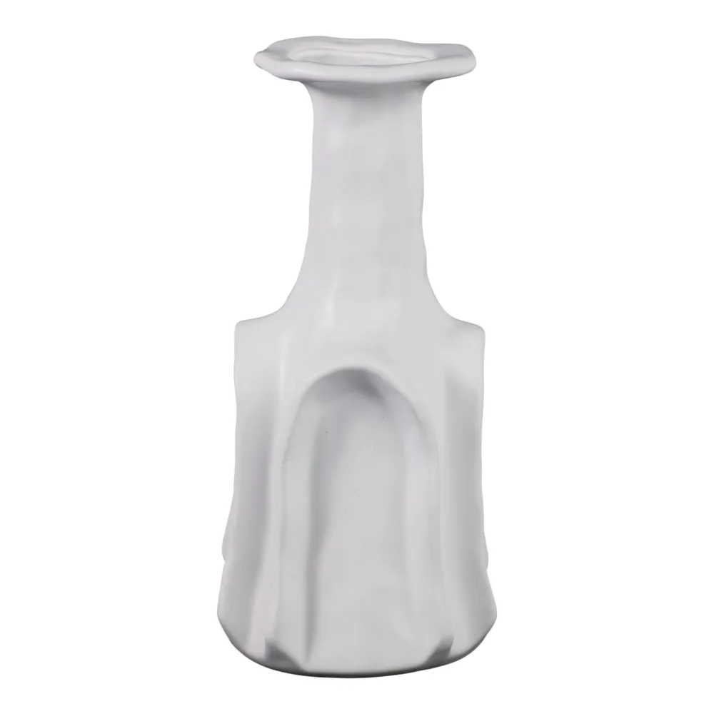 DAWSONWELL WHITE VASE 14 (IN)