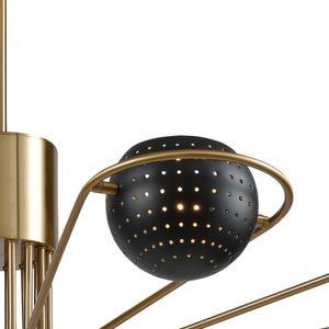 Scarab 47'' Wide 8-Light Chandelier - Satin Brass 4