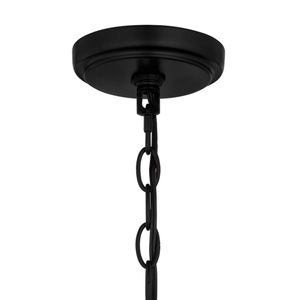 Melina 34'' Wide 9-Light Chandelier - Matte Black 3