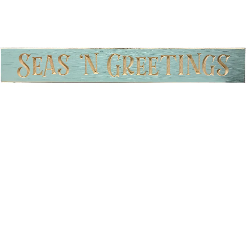 24" USA SEAS 'N GREETINGS BARNWOOD SIGN