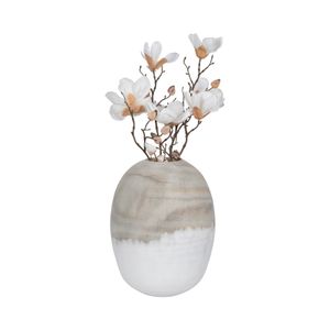CHATHAMSIDE GRAY GLASS VASE 14 (IN) 3