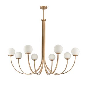 Caroline 54'' Wide 8-Light Chandelier - Brushed Gold 2