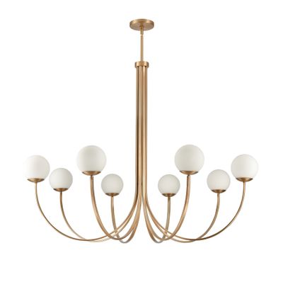 Caroline 54'' Wide 8-Light Chandelier - Brushed Gold