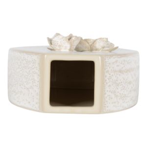 HAYESTON WHITE VASE 15 (IN) 7