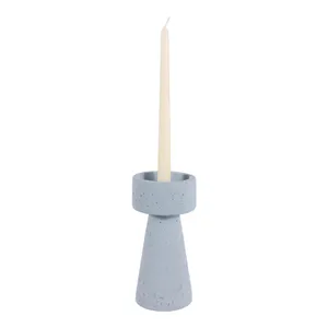 CARLIN BLUE CANDLE HOLDER 8 (IN) 3