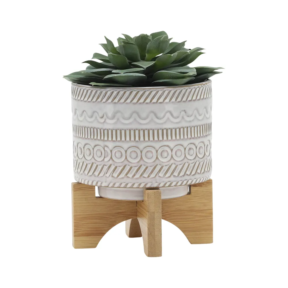 DORSETPORT IVORY PLANTER 8 (IN)