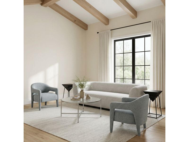 Vetro Coffee Table Silver 8