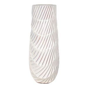 HAYWOODWAY WHITE VASE 16 (IN) 3