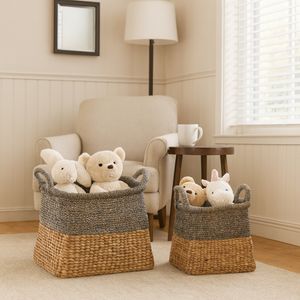 CANNONLAKE SET OF 2 TAN BASKETS 19 (IN) 10