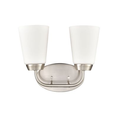 Winslow 12.5'' Wide 2-Light Vanity Light - Brushed Nickel