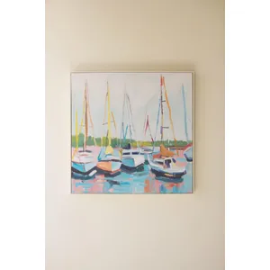 Framed Sailboat Painting 3