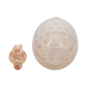 DENTONSHAW IVORY GLASS VASE 16 (IN) 9