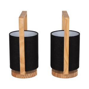 RHEA SET OF 2 BROWN LAMPS 11 (IN) 5