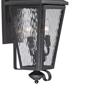Forged Brookridge 30'' High 3-Light Outdoor Sconce - Charcoal 4