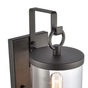Hopkins 15.75'' High 1-Light Outdoor Sconce - Charcoal Black 7
