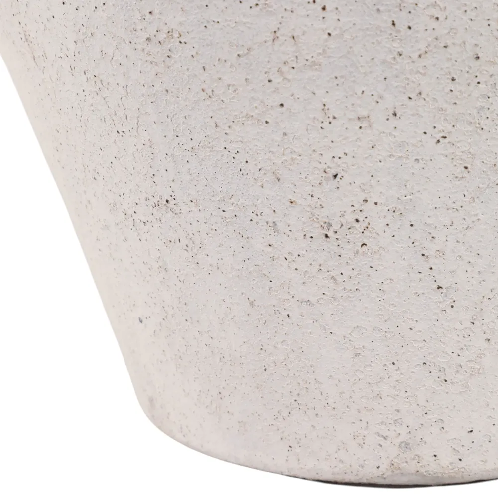WOODSONHAVEN WHITE VASE 18 (IN)