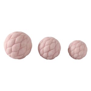 BISHOPSHAW SET OF 3 PINK ORBS 6 (IN) 5