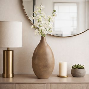CABOTPARK BROWN VASE 21 (IN) 13
