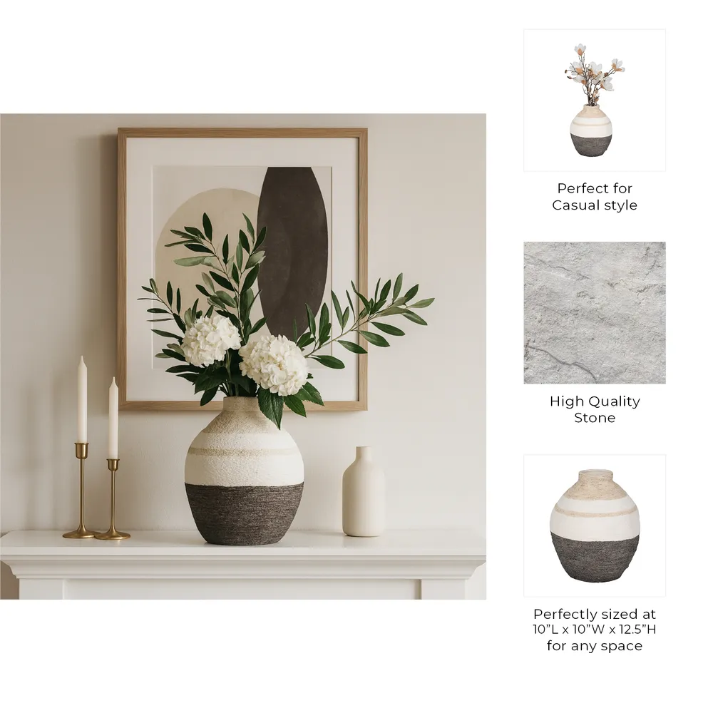 ALICEMILL TAN VASE 13 (IN)