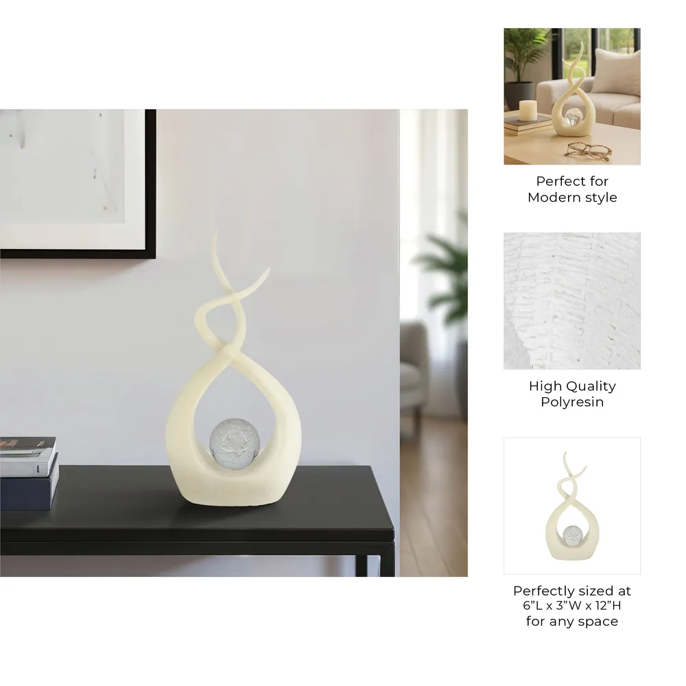 BELDENCLIFF WHITE DECOR 12 (IN)