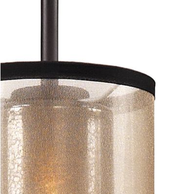 Diffusion 6″ Wide 1-Light Mini Pendant - Oil Rubbed Bronze