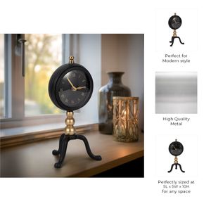 ELGINWICK BLACK CLOCK 10 (IN) 10