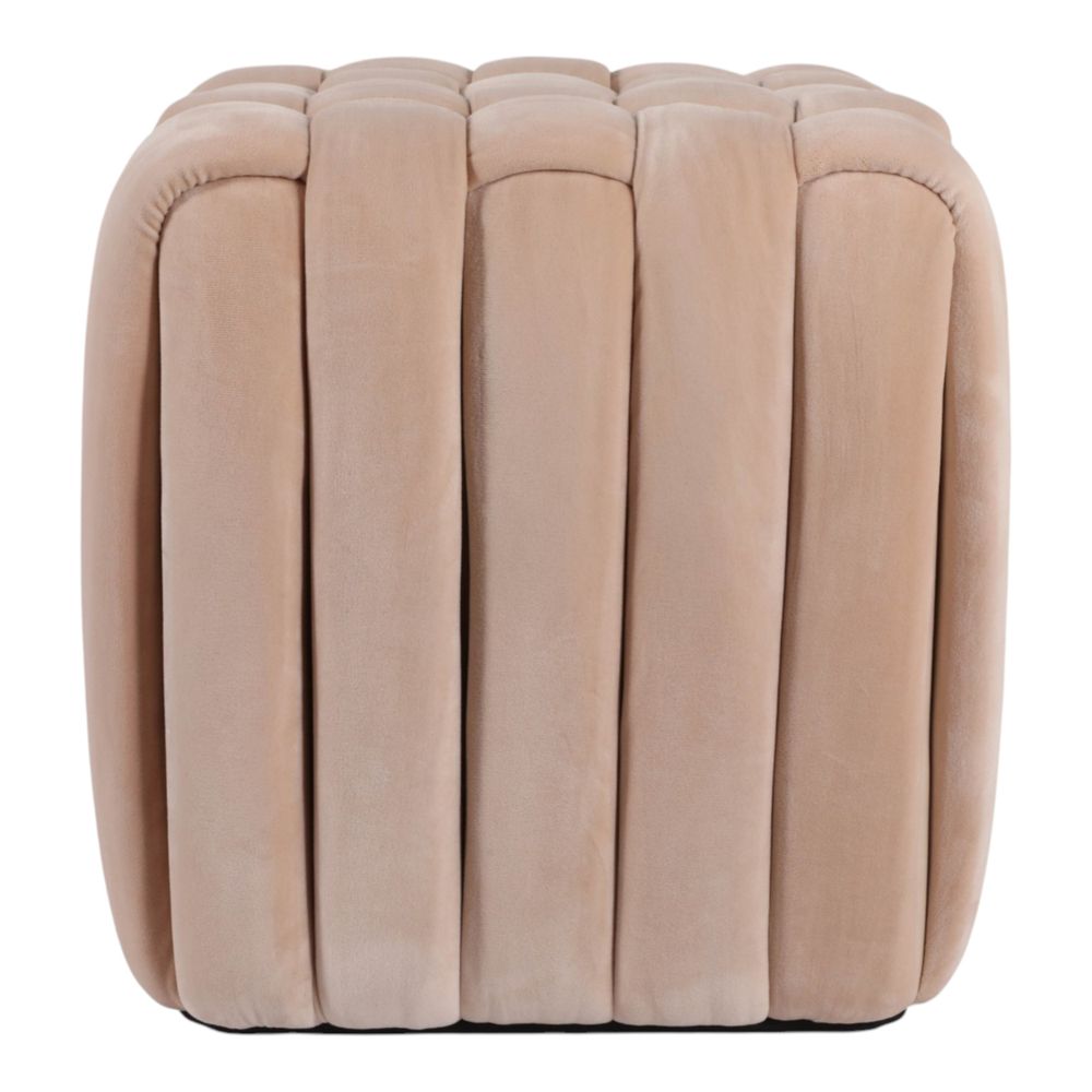 TRENTONSIDE TAN OTTOMAN 18 (IN)