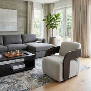 COLTONMOOR TAN CHAIR 31 (IN) 2