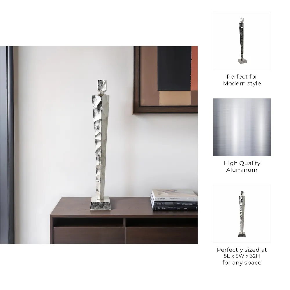 SHELTONRIDGE SILVER DECOR 32 (IN)