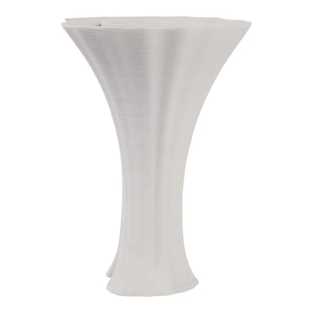WRENMORE WHITE VASE 11 (IN)