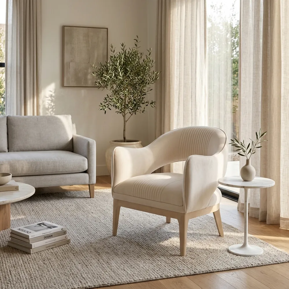 WELDONSTONE IVORY CHAIR 31 (IN)