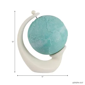 DORSETLEY WHITE GLOBE 13 (IN) 9