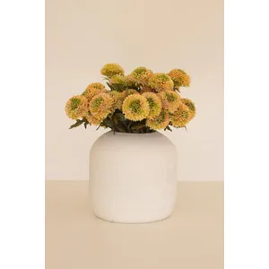 Bundle of 7 Artificial Yellow Ball Dahlias 2