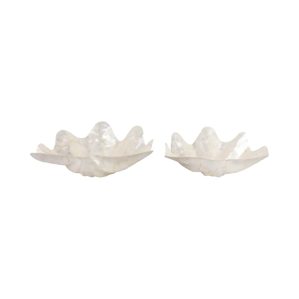DALTONWELL SET OF 2 IVORY BOWLS 7 (IN)