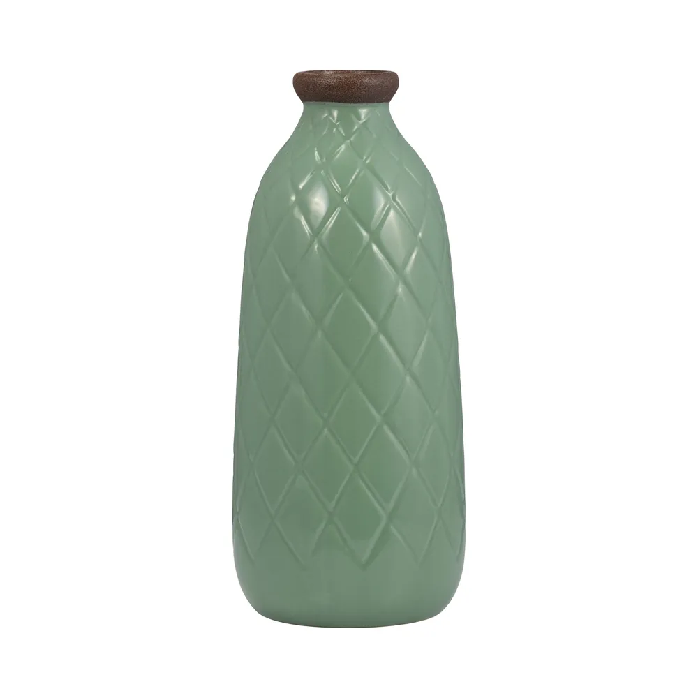 EMMONSFORD GREEN VASE 12 (IN)