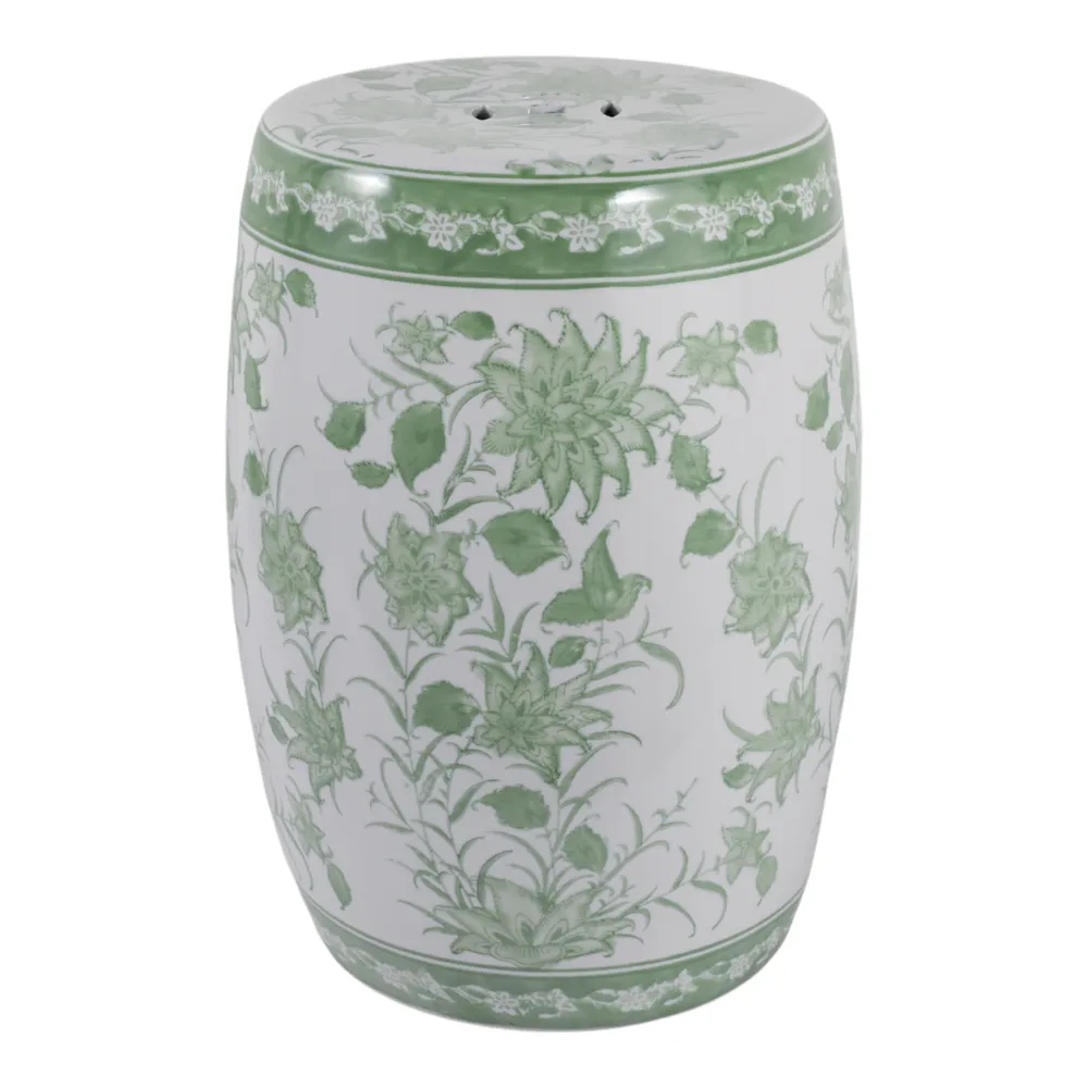 HUNTERDALE GREEN GARDEN STOOL 18 (IN)