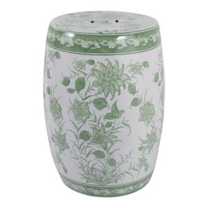 HUNTERDALE GREEN GARDEN STOOL 18 (IN) 1