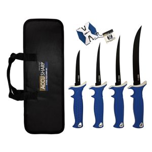 AccuSharp 6 Piece Fillet Knife Kit with Sharpener 1