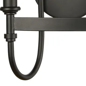 Wickshire 14″ High 2-Light Sconce - Matte Black 4
