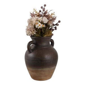 CARLINROSE BROWN VASE 10 (IN) 3