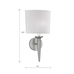 Georgetown 15.25'' High 1-Light Sconce - Brushed Nickel 2