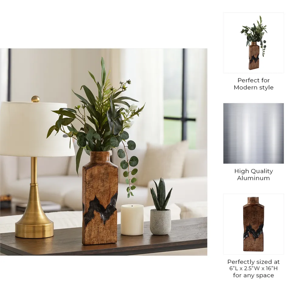 HALDENMILL GOLD VASE 16 (IN)