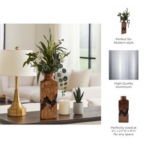 HALDENMILL GOLD VASE 16 (IN) 10