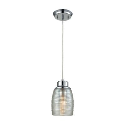 Muncie 5″ Wide 1-Light Mini Pendant - Polished Chrome