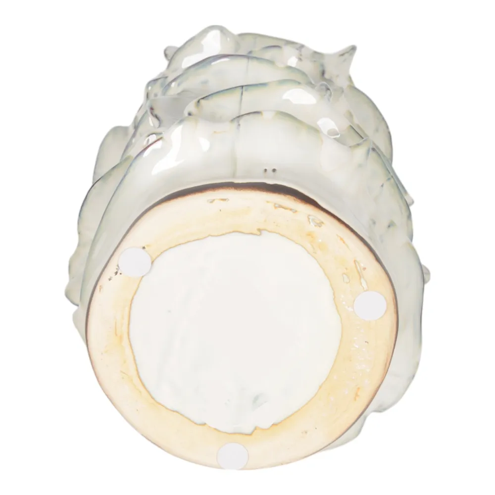 ELMSHAW WHITE VASE 13 (IN)