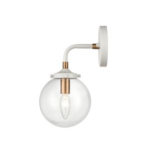 Boudreaux 6'' Wide 1-Light Vanity Light - Matte White 4
